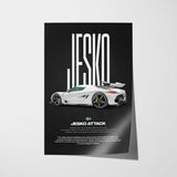 Jesko Attack Car Poster