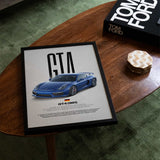 GT4 981 Car Poster