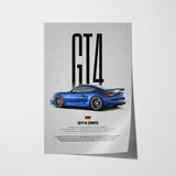 GT4 981 Car Poster