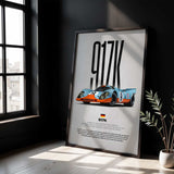 917K Car Poster