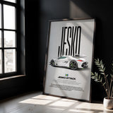Jesko Attack Car Poster