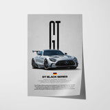GT Black Series Car Poster