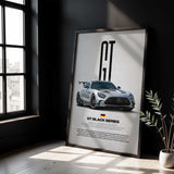 GT Black Series Car Poster