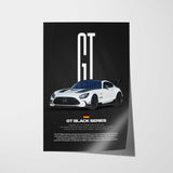 GT Black Series Car Poster