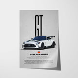 GT Black Series Car Poster