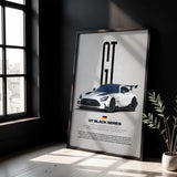 GT Black Series Car Poster