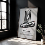 MSO R Coupe Car Poster