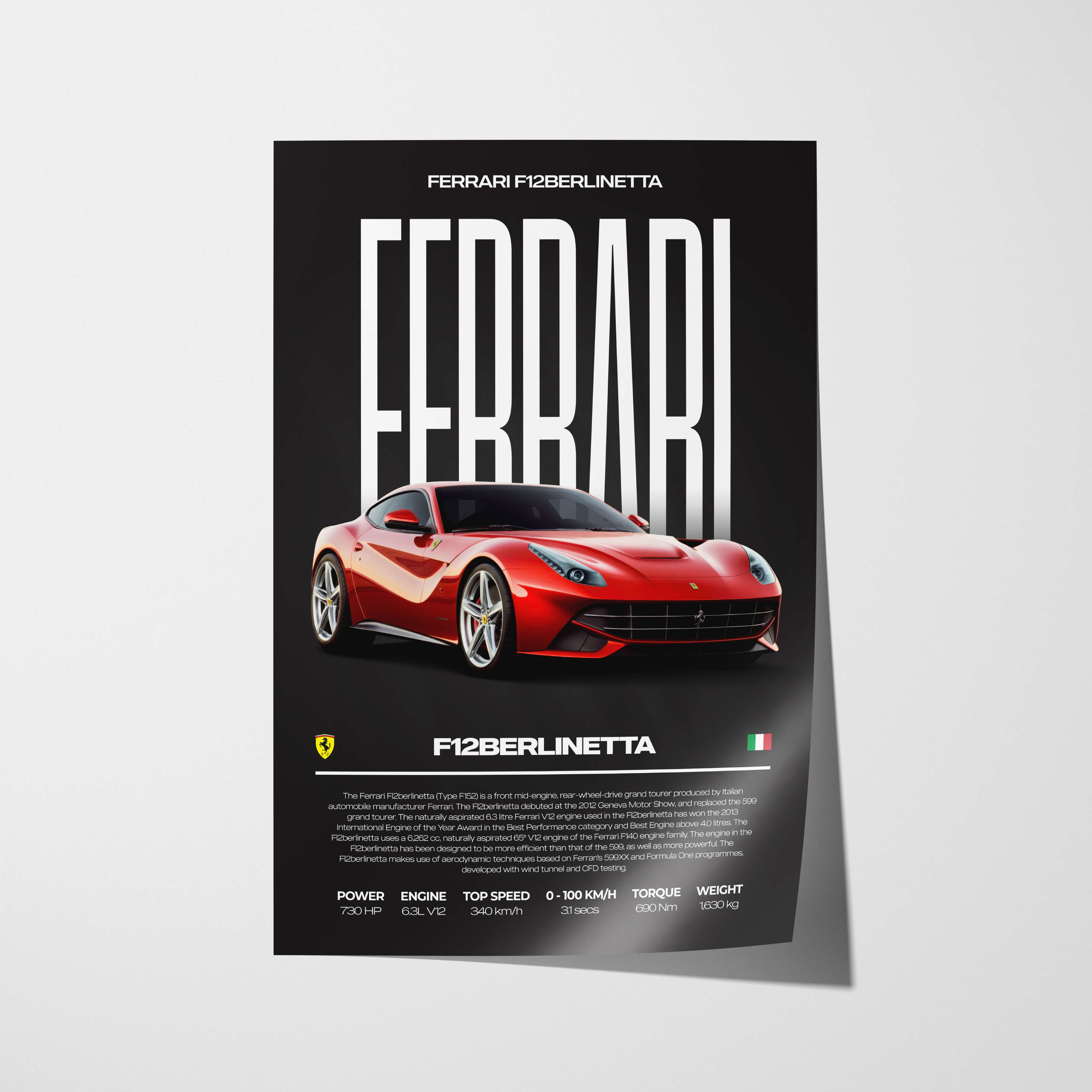 Ferrari F12berlinetta Poster