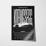 Koenigsegg Agera R Poster