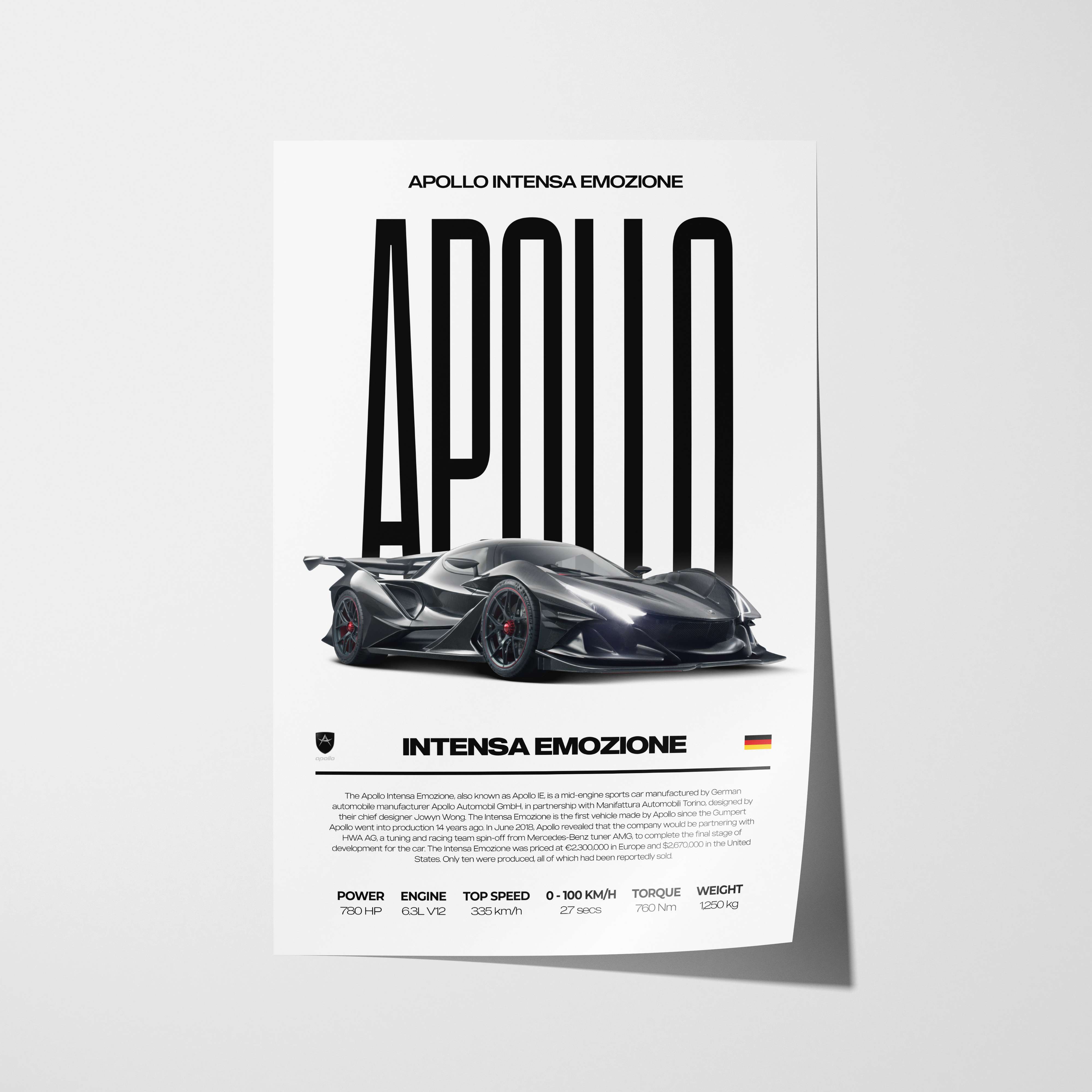 Apollo Intensa Emozione Poster