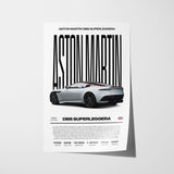 Aston Martin DBS Superleggera Poster