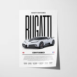 Bugatti Centodieci Poster