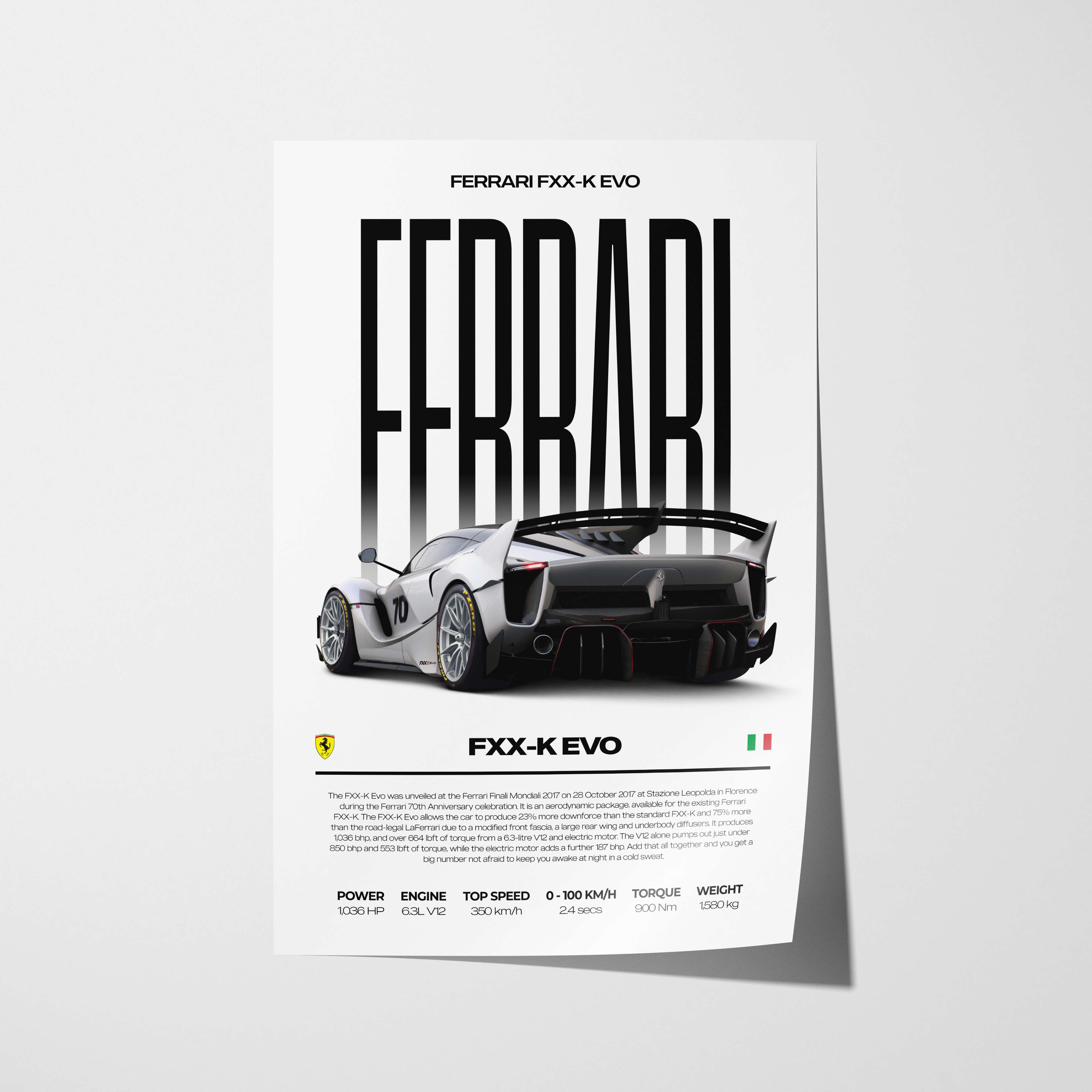 Ferrari FXX-K EVO Poster