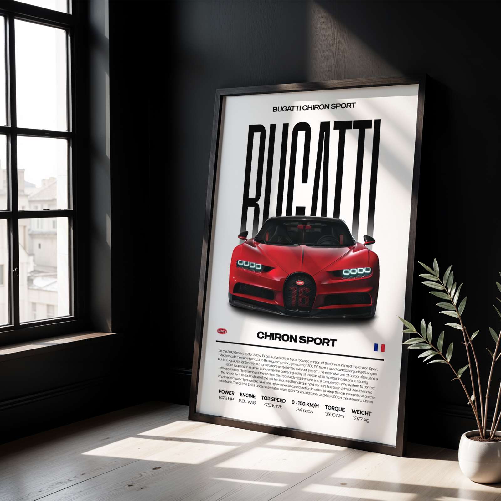 Bugatti Chiron Sport Poster