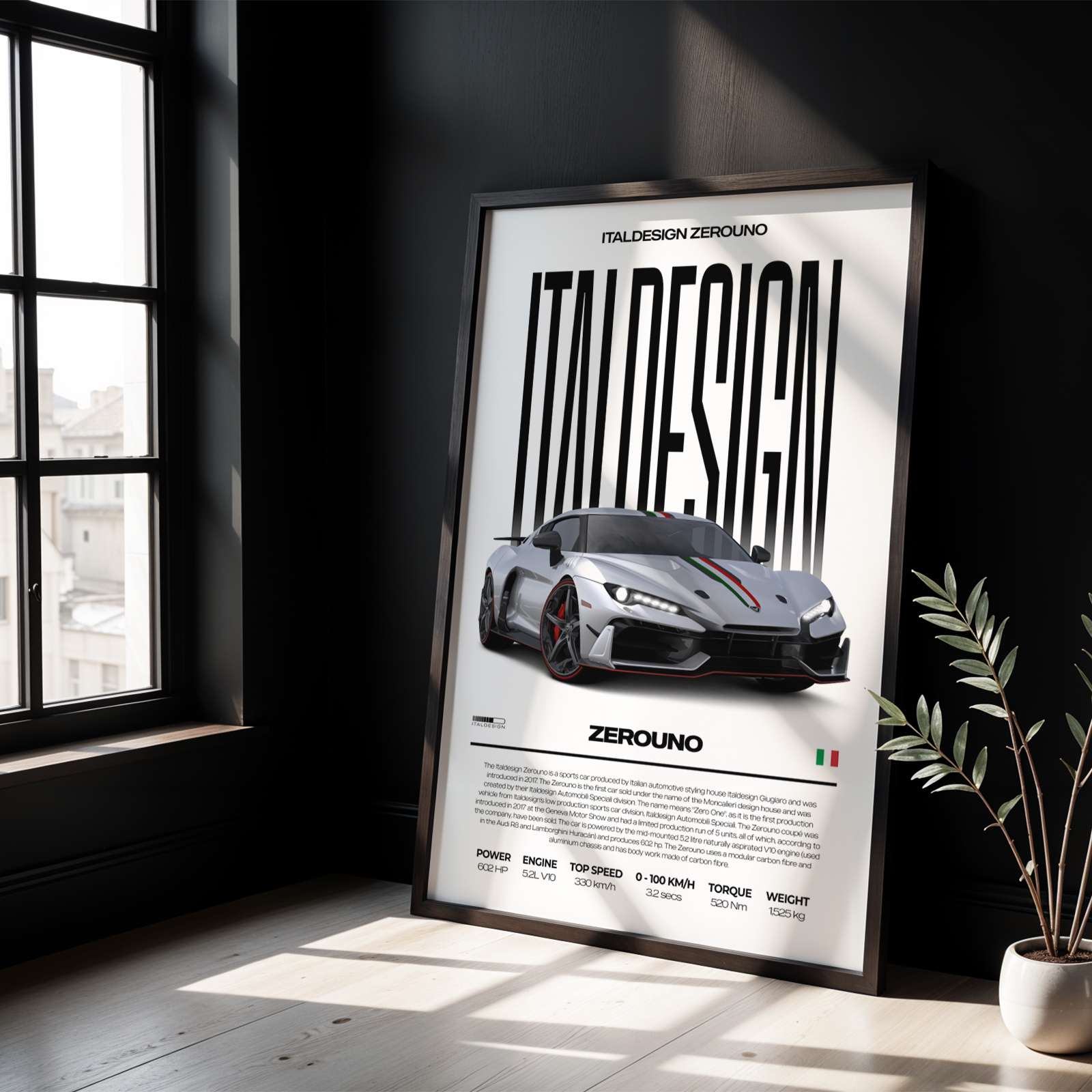 Italdesign Zerouno Duerta Poster