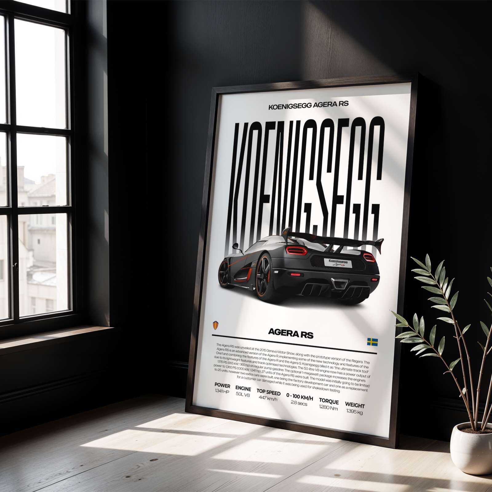 Koenigsegg Agera RS Poster