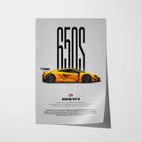 650S GT3 Car Poster