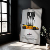 650S GT3 Car Poster