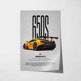 650S GT3 Car Poster