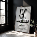 Jesko Attack Car Poster