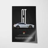 GT Coupe Car Poster