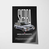 Sierra RS Cosworth Car Poster