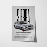 Sierra RS Cosworth Car Poster