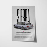 Sierra RS Cosworth Car Poster