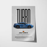 Turbo S (992) Car Poster