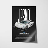 Jesko Attack Car Poster