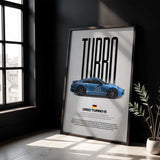 Turbo S (992) Car Poster