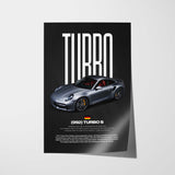 Turbo S (992) Car Poster