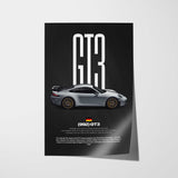 GT3 (992) Car Poster