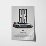 GT3 (992) Car Poster