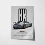GT3 (992) Car Poster
