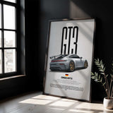 GT3 (992) Car Poster