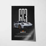 GT3 (992) Car Poster