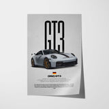 GT3 (992) Car Poster