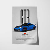 GT3 (992) Car Poster