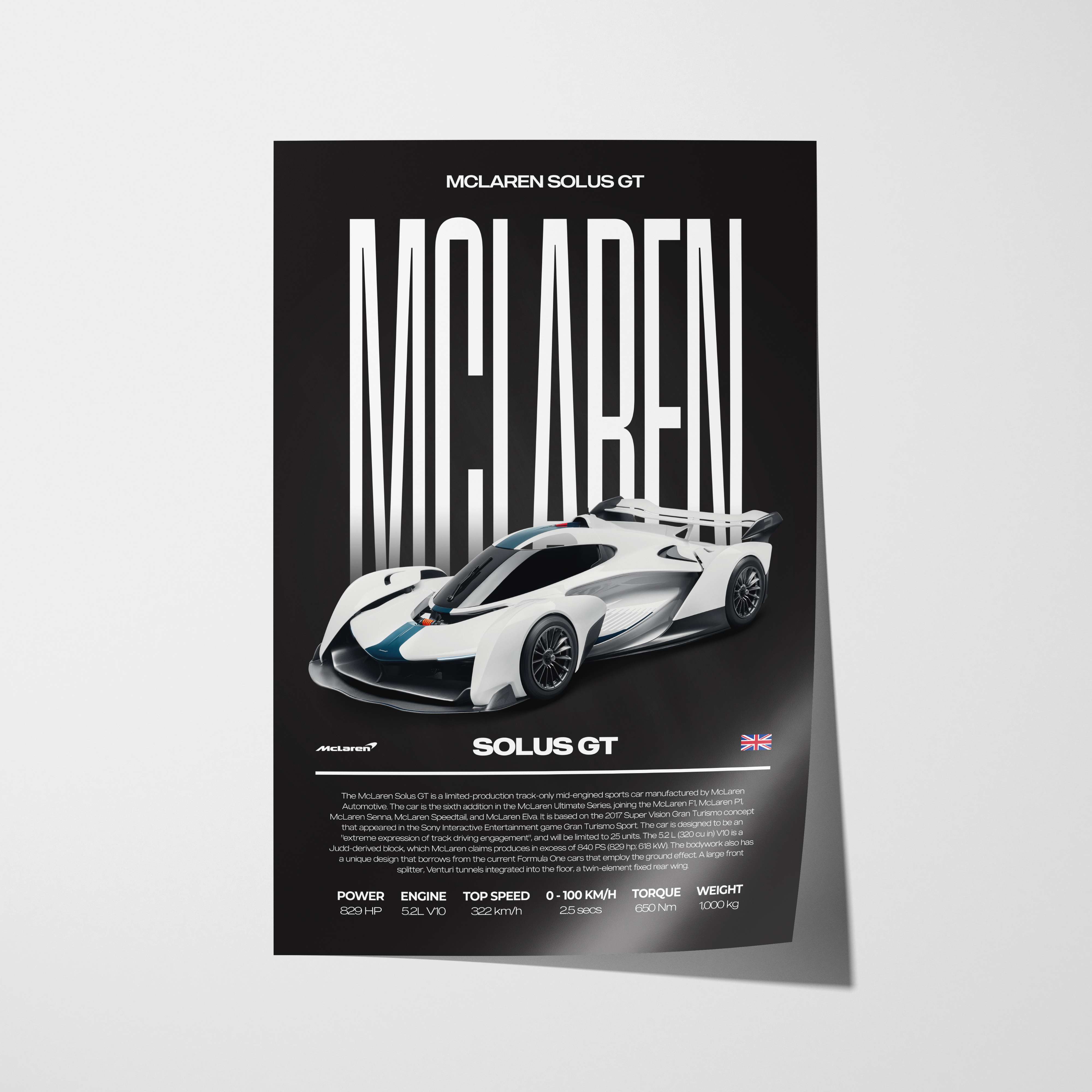 McLaren Solus GT Poster