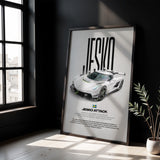 Jesko Attack Car Poster