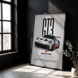 GT3 RS 992 Car Poster
