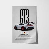 GT3 RS 992 Car Poster