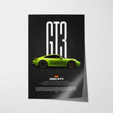 GT3 (992) Car Poster