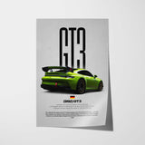 GT3 (992) Car Poster