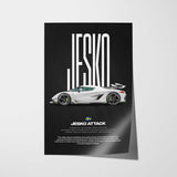 Jesko Attack Car Poster