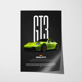 GT3 (992) Car Poster