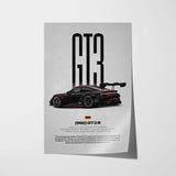 GT3 R Car Poster