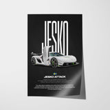 Jesko Attack Car Poster