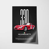 330 LM Berlinetta Car Poster
